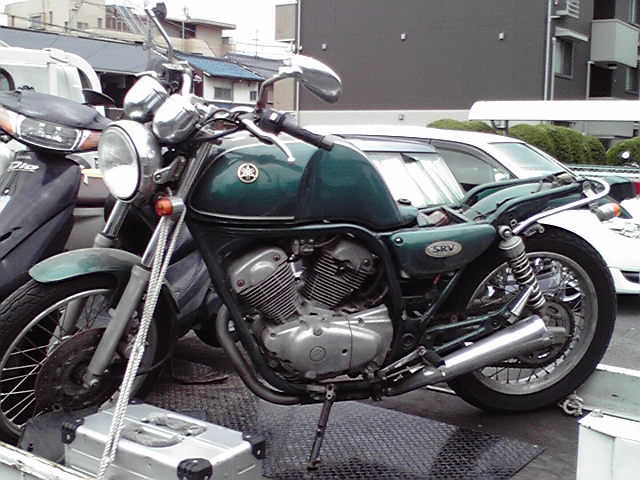 yamaha srv250 不动车,欠品多数,书类纷失.