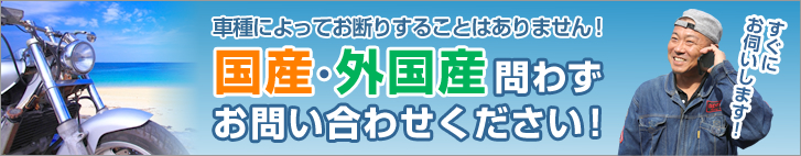 国産・外国産問わずお問い合わせください!